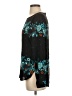 Ann Taylor LOFT 100% Polyester Floral Teal Long Sleeve Blouse Size S - photo 5