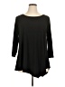 Clara Sun Woo Black 3/4 Sleeve Top Size 1X - photo 1