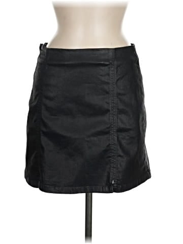 Adriano Goldschmied Faux Leather Skirt (view 1)
