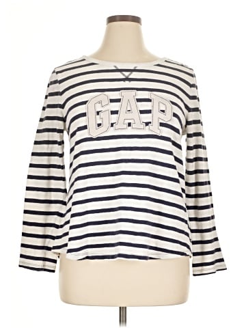 Gap Outlet 3/4 Sleeve T-Shirt (view 1)