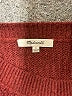 Madewell Solid Burgundy Pullover Sweater Size S - photo 7