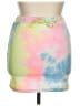 Shein 100% Polyester Tie-dye Green Pink Casual Skirt Size XL - photo 1