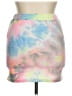 Shein 100% Polyester Tie-dye Green Pink Casual Skirt Size XL - photo 2