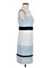 Studio One 100% Polyester Graphic Blue Cocktail Dress Size 8 - photo 4