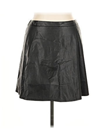 Ann Taylor LOFT Outlet Faux Leather Skirt (view 1)