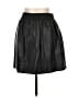 Zara Basic Solid Black Faux Leather Skirt Size L - photo 2