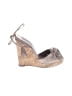 Aquazzura Gray Tan Wedges Size EU 38 - photo 1