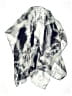 Unbranded Tie-dye Gray Blue Scarf One size - photo 1