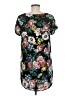 Olivaceous 100% Polyester Floral Black Casual Dress Size M - photo 2