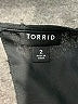 Torrid 100% Polyester Black Long Sleeve Blouse Size 2X Plus (2) - photo 7