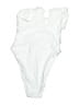 Solid & Striped Solid White One Piece Swimsuit Size M - photo 2