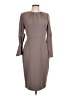 Calvin Klein Solid Gray Cocktail Dress Size 10 - photo 1