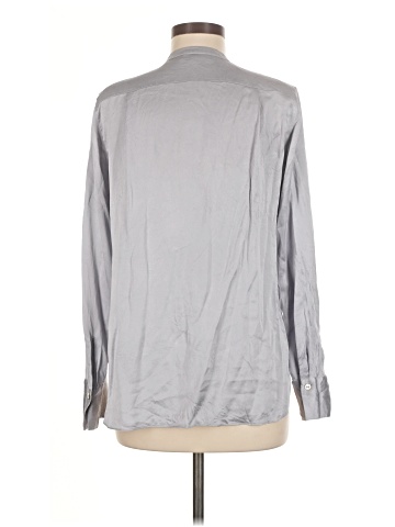 Vince. Long Sleeve Silk Top (view 2)