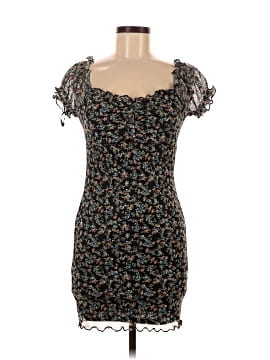 best black dial dress watch Mock Neck Mini Dress in Black-swatch main image 1