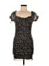 Forever 21 Floral Black Casual Dress Size M - photo 1