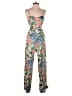 Sage the Label 100% Polyester Tropical Blue Jumpsuit Size XS - photo 1