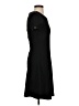 AVA Solid Black Casual Dress Size XS - photo 4