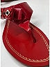 Prada Red Leather thong Sandals Size EU 38 - photo 8