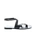 Zara Silver Black Sandals Size EU 36 - photo 1