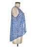 Candie's 100% Polyester Blue Sleeveless Blouse Size M - photo 4