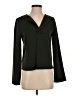 Theory 100% Polyester Black Long Sleeve Blouse Size P (petite) - photo 1