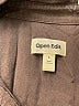 Open Edit Solid Brown Long Sleeve Button-Down Shirt Size L - photo 7