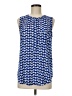 Not Your Daughter's Jeans 100% Polyester Blue Sleeveless Blouse Size M - photo 1