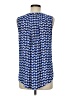 Not Your Daughter's Jeans 100% Polyester Blue Sleeveless Blouse Size M - photo 2