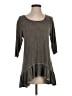 Dantelle Gray 3/4 Sleeve Top Size S - photo 1