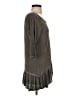 Dantelle Gray 3/4 Sleeve Top Size S - photo 4