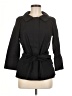 Charles Nolan Black Trenchcoat Size 8 - photo 1
