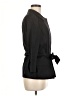 Charles Nolan Black Trenchcoat Size 8 - photo 4