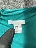 H&M 100% Polyester Solid Teal Casual Dress Size 10 - photo 7