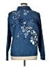 Johnny Was Blue Long Sleeve Button-Down Shirt Size XL - photo 2