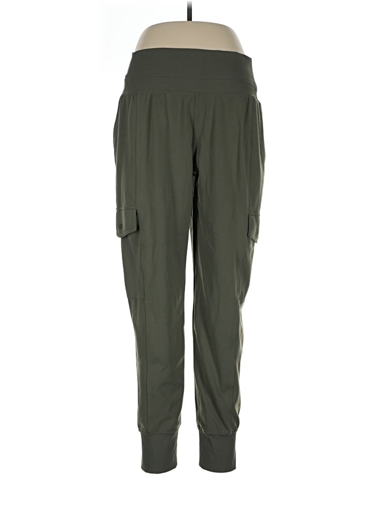 Pre-owned Athleta Cargo Pants In Green