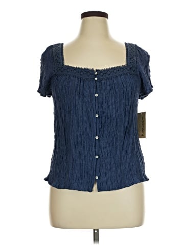 Rewind Short Sleeve Blouse (view 1)