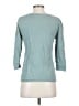 Jaclyn Smith Teal 3/4 Sleeve Top Size S - photo 2
