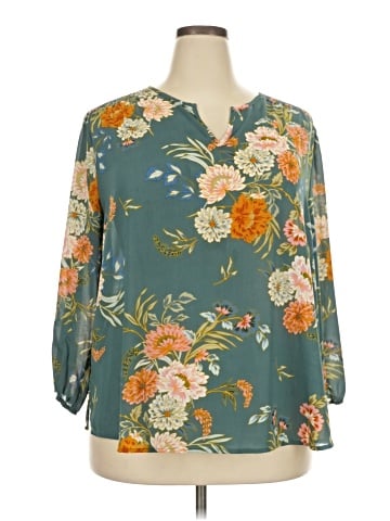 Fun2Fun 3/4 Sleeve Blouse (view 1)