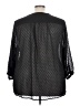 Torrid 100% Polyester Black 3/4 Sleeve Blouse Size 4X Plus (4) - photo 2