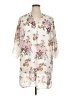 Wallflower 100% Polyester Floral Ivory Kimono Size XL - photo 1