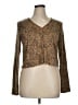 American Eagle Outfitters Animal Print Brown Cardigan Size XL - photo 1