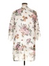 Wallflower 100% Polyester Floral Ivory Kimono Size XL - photo 2