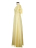 JJ's House 100% Polyester Yellow Cocktail Dress Size 6 (estimated) - photo 5