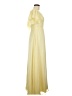JJ's House 100% Polyester Yellow Cocktail Dress Size 6 (estimated) - photo 4