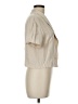 Isalis Ivory Short Sleeve Blouse Size M - photo 4