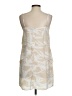Amanda U. 100% Polyester Tropical Ivory Cocktail Dress Size P (petite) - photo 2