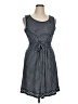 Max Studio Houndstooth Blue Casual Dress Size XL - photo 1