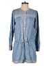 Gap 100% Lyocell Hearts Blue Romper Size XS - photo 1