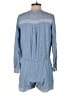 Gap 100% Lyocell Hearts Blue Romper Size XS - photo 2