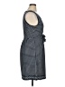 Max Studio Houndstooth Blue Casual Dress Size XL - photo 4